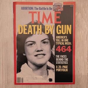 Time Magazine July 17 1989 Gun Violence Statistics Roe V. Wade Abortion